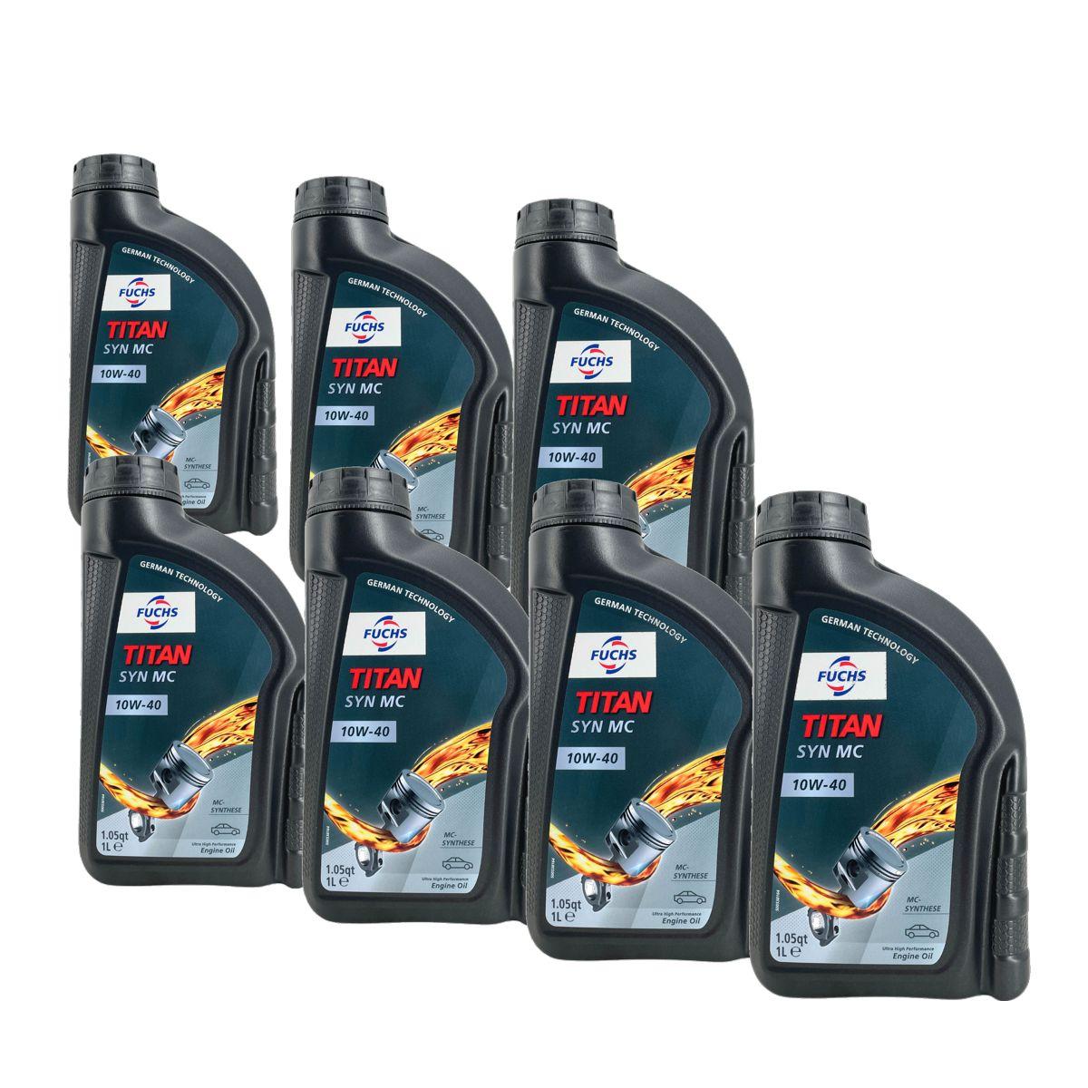 Fuchs Titan Syn MC 10W-40 7x1 Liter