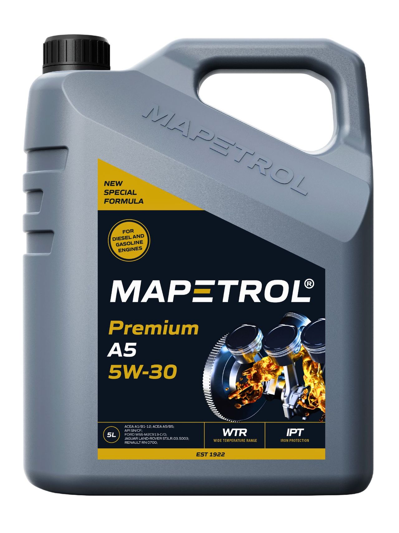 Mapetrol Premium A5 5W-30 5 Liter