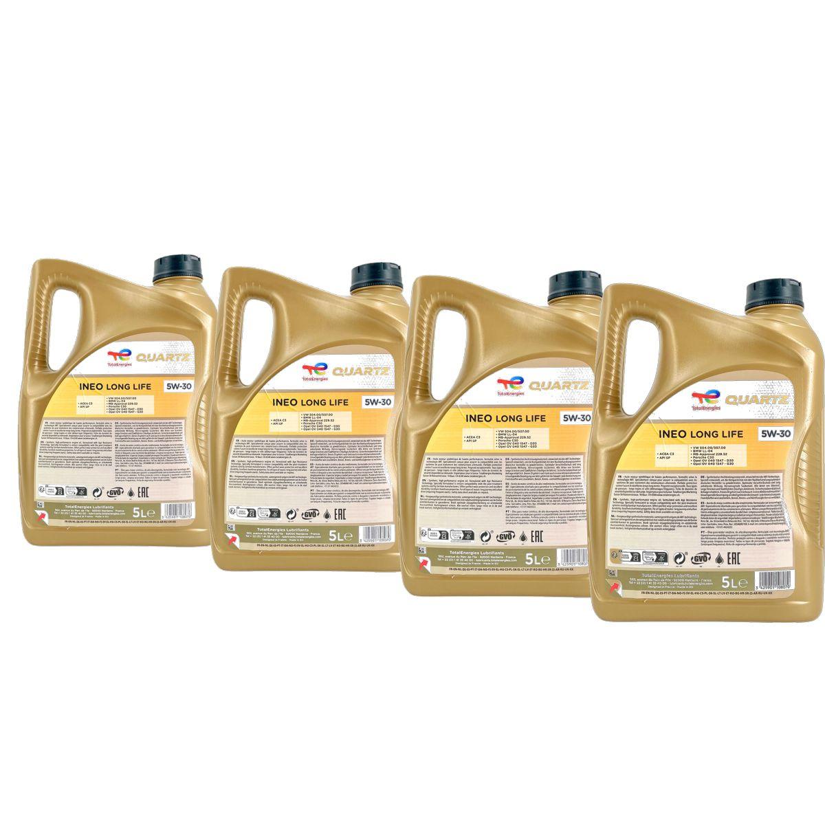 Total Quartz Ineo Longlife 5W-30 4x5 Liter