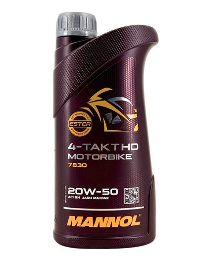 Mannol 4-Takt Motorbike HD 20W-50 1 Liter