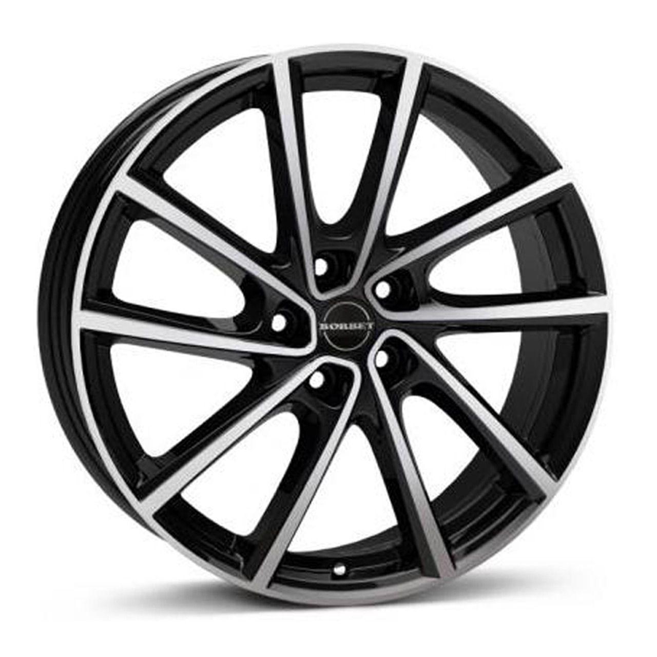 BORBET DESIGN V black glossy 7.0Jx18 5x114.3 ET38