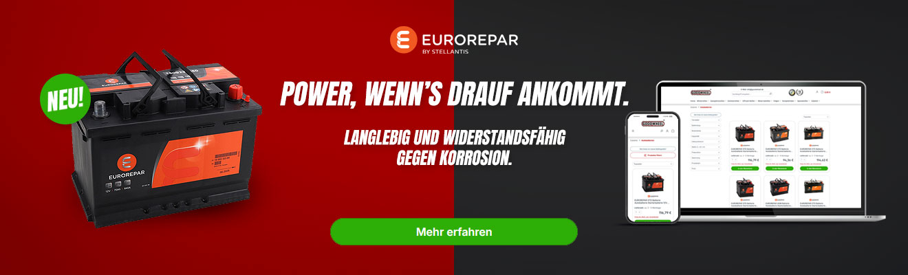 Starter- und Fahrzeugbatterien für den professionellen Einsatz