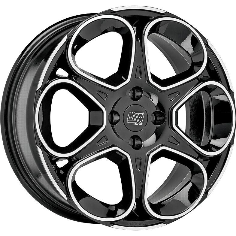 MSW (OZ) MSW 83 gloss black full polished 7.0Jx17 4x108 ET47