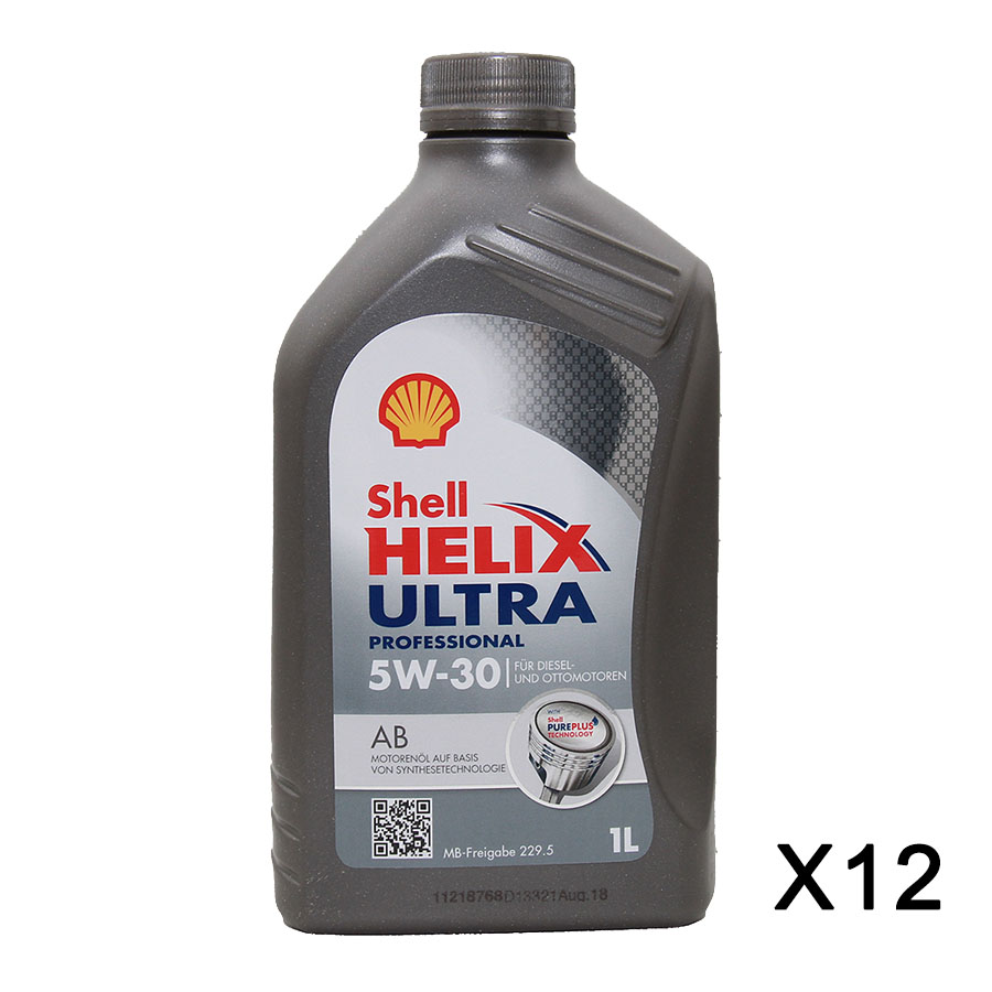 Shell Helix Ultra Professional AB 5W-30 12x1 Liter