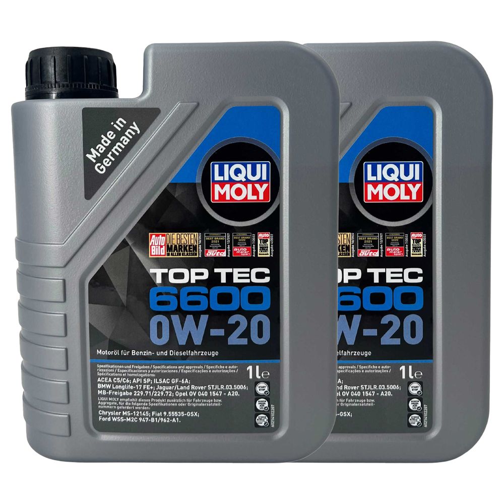 Liqui Moly Top Tec 6600 0W-20 2x1 Liter