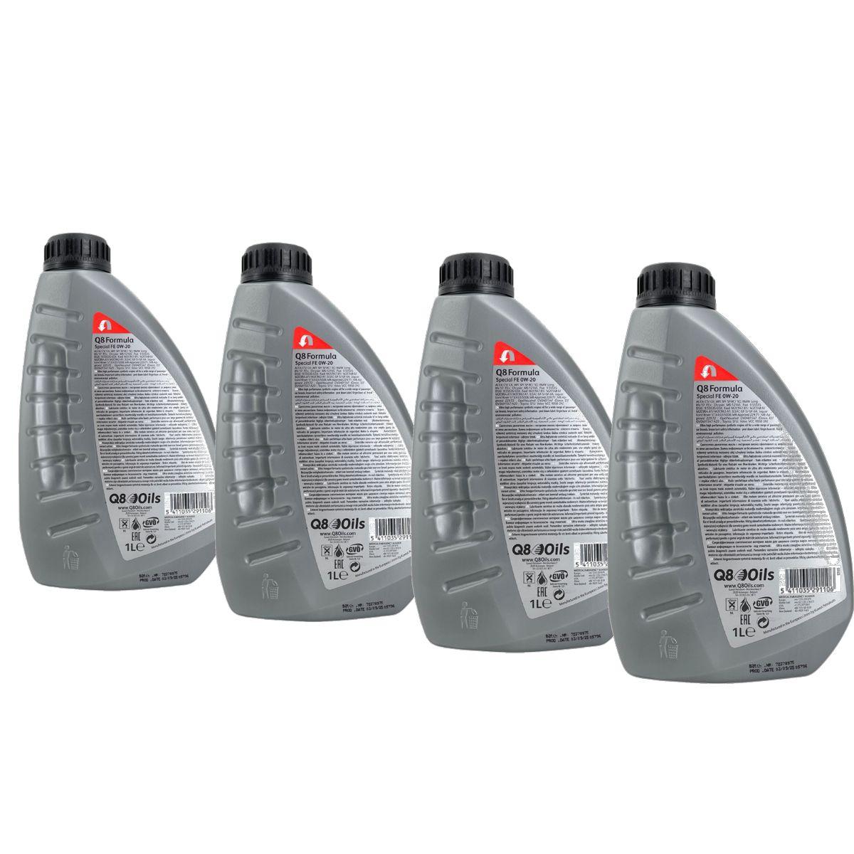 Q8 Formula Special FE 0W-20 4x1 Liter