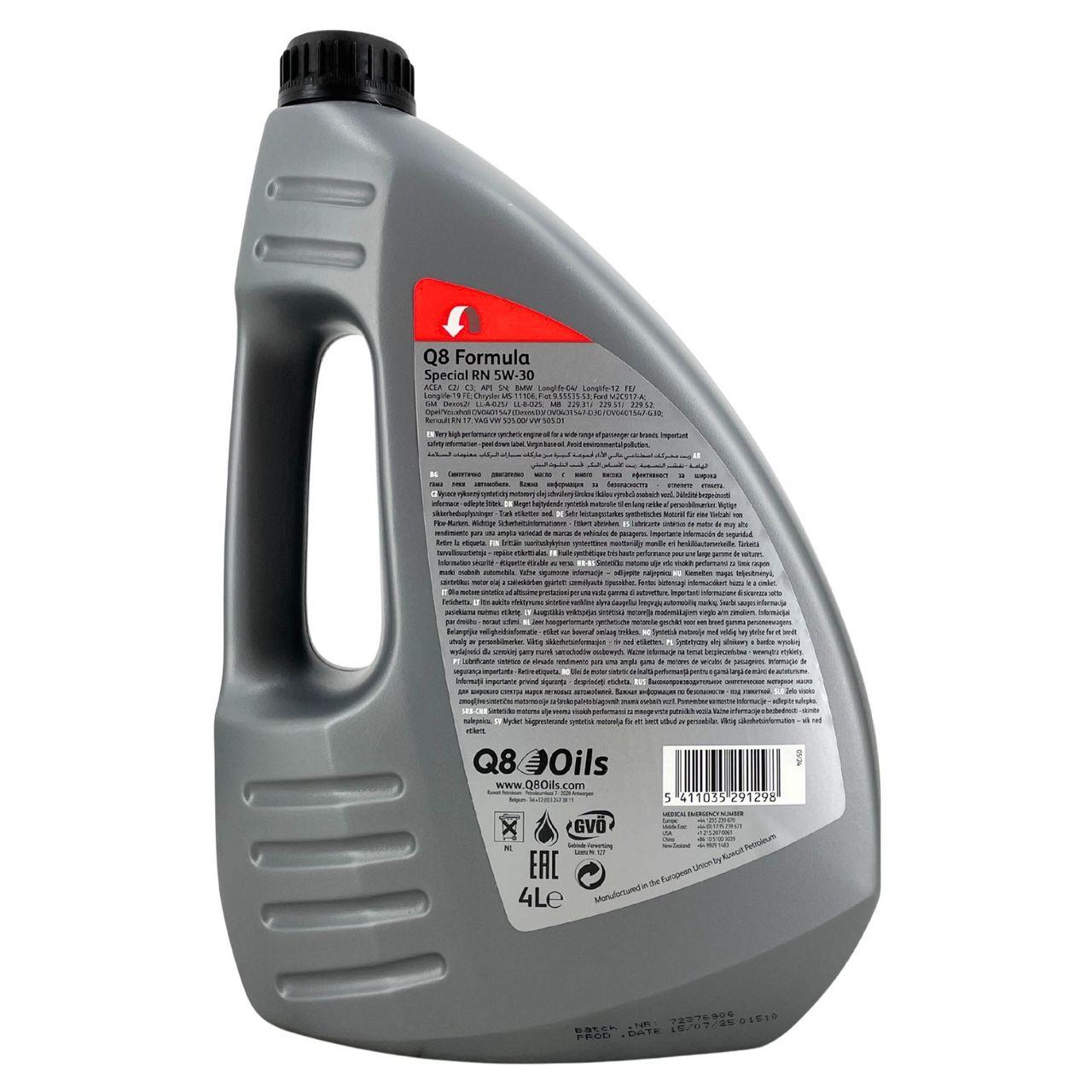 Q8 Formula Special RN 5W-30 4 Liter