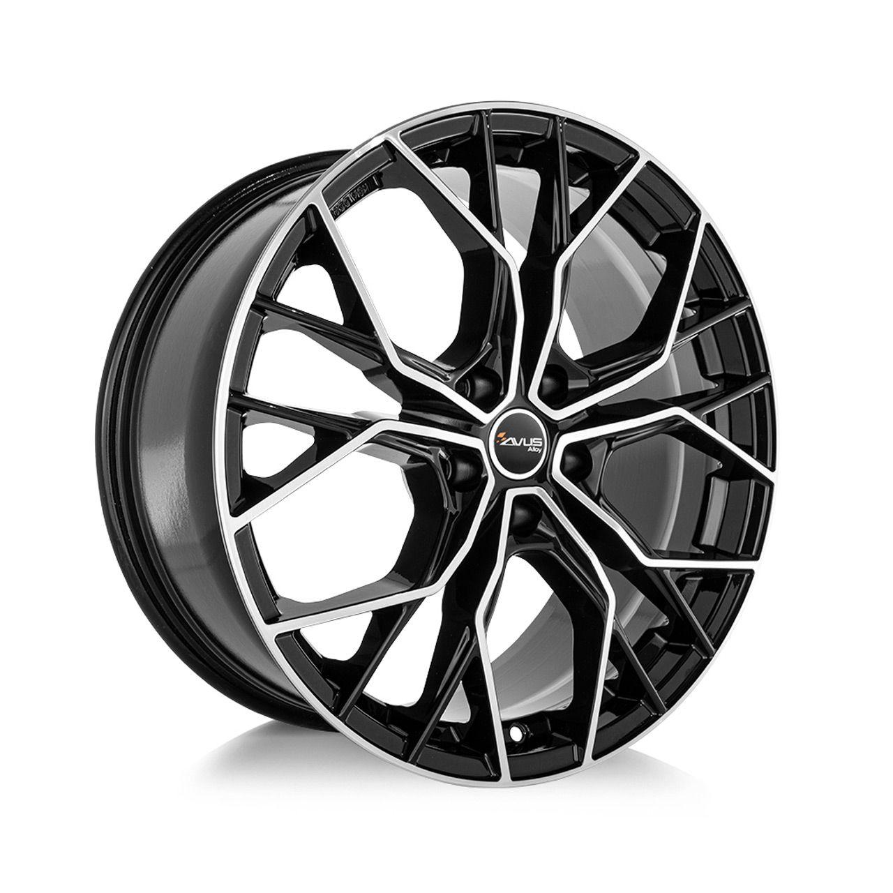 AVUS RACING AC-M10 black polished 8.5Jx20 5x112 ET30