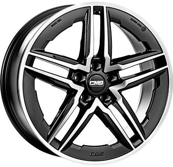 CMS C29-AERO diamond black gloss 7.5Jx18 5x112 ET40 CMS C29-AERO diamond black gloss 7.5Jx18 5x112 ET40