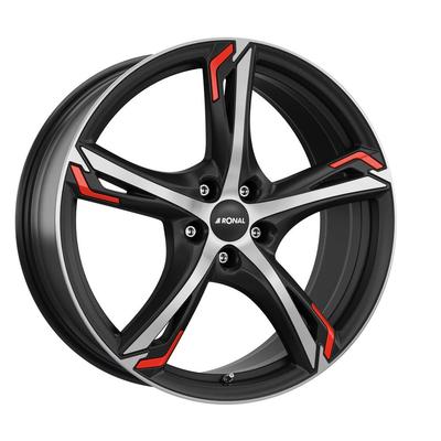 RONAL RONAL R62 RED jetblack-matt-frontkopiert 8.0Jx19 5x112 ET35