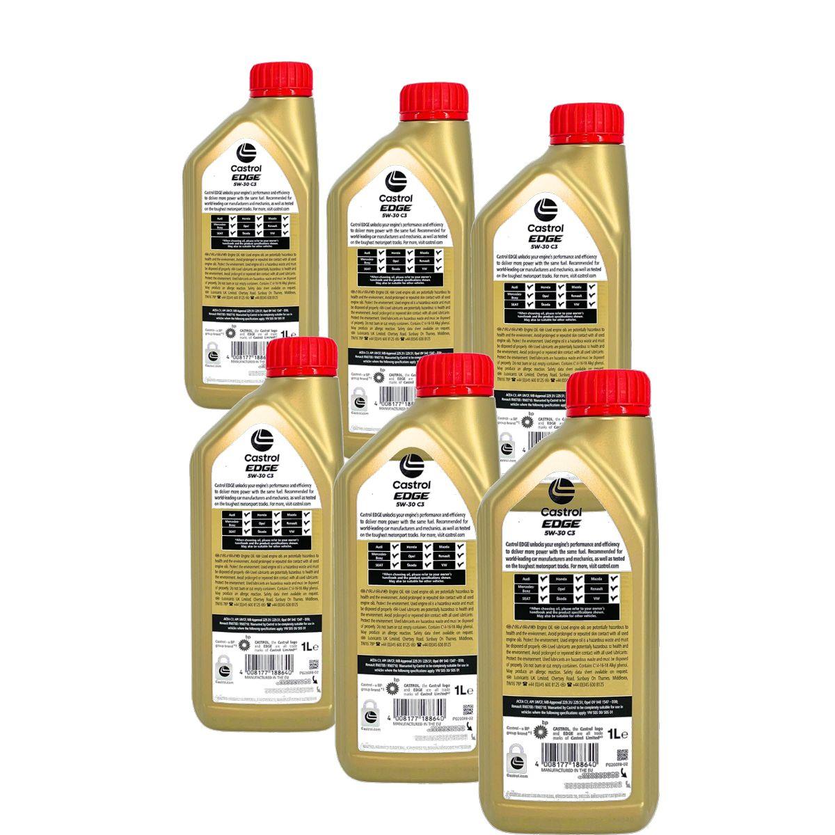 Castrol Edge 5W-30 C3 6x1 Liter