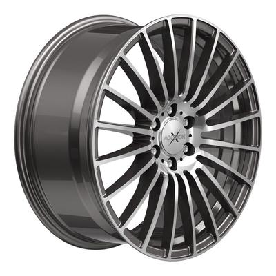 AXXION AX5 EXCESS Daytona Grau Hochglanzpoliert 8.0Jx18 5x112 ET45