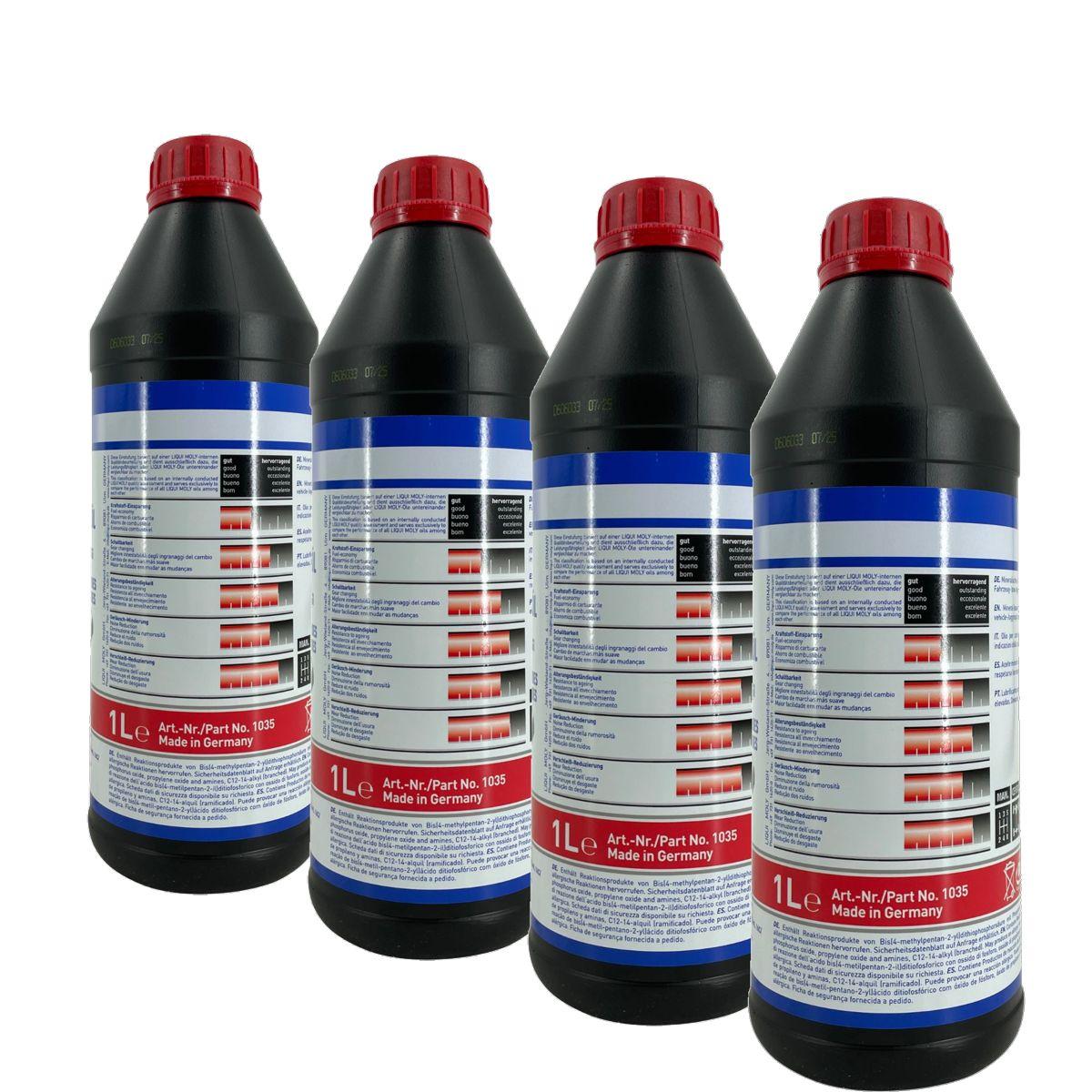 Liqui Moly Hypoid-Getriebeöl (GL5) SAE 85W-90 4x1 Liter