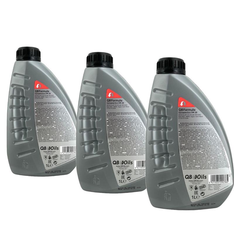 Q8 Formula Exclusive Eco 5W-20 3x1 Liter