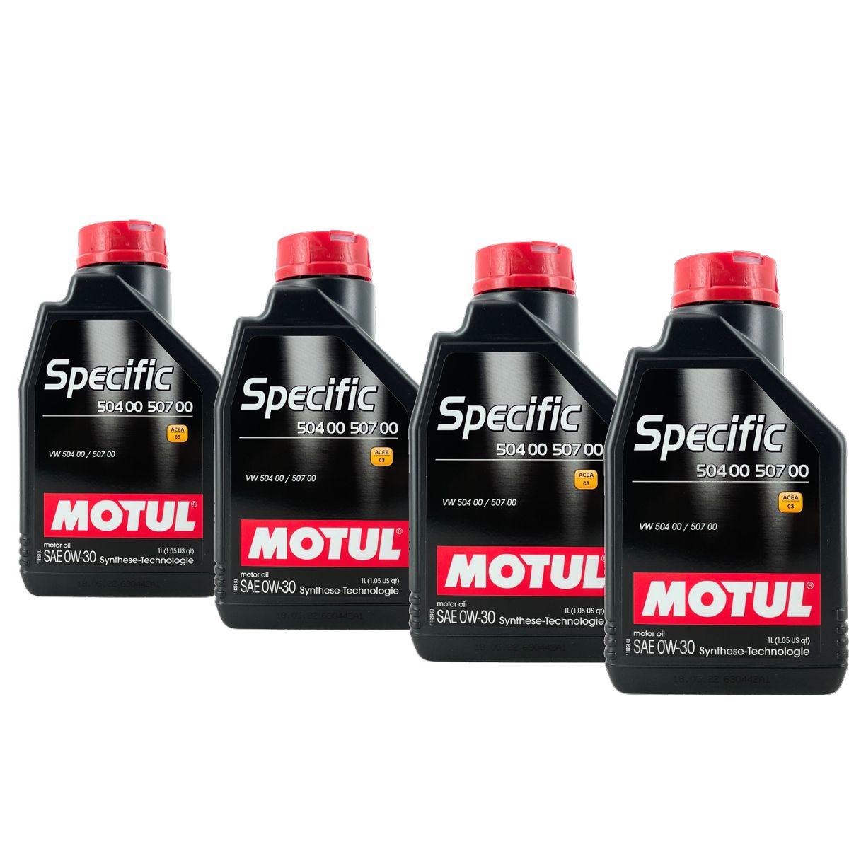Motul Specific 504 00 - 507 00 0W-30 4x1 Liter