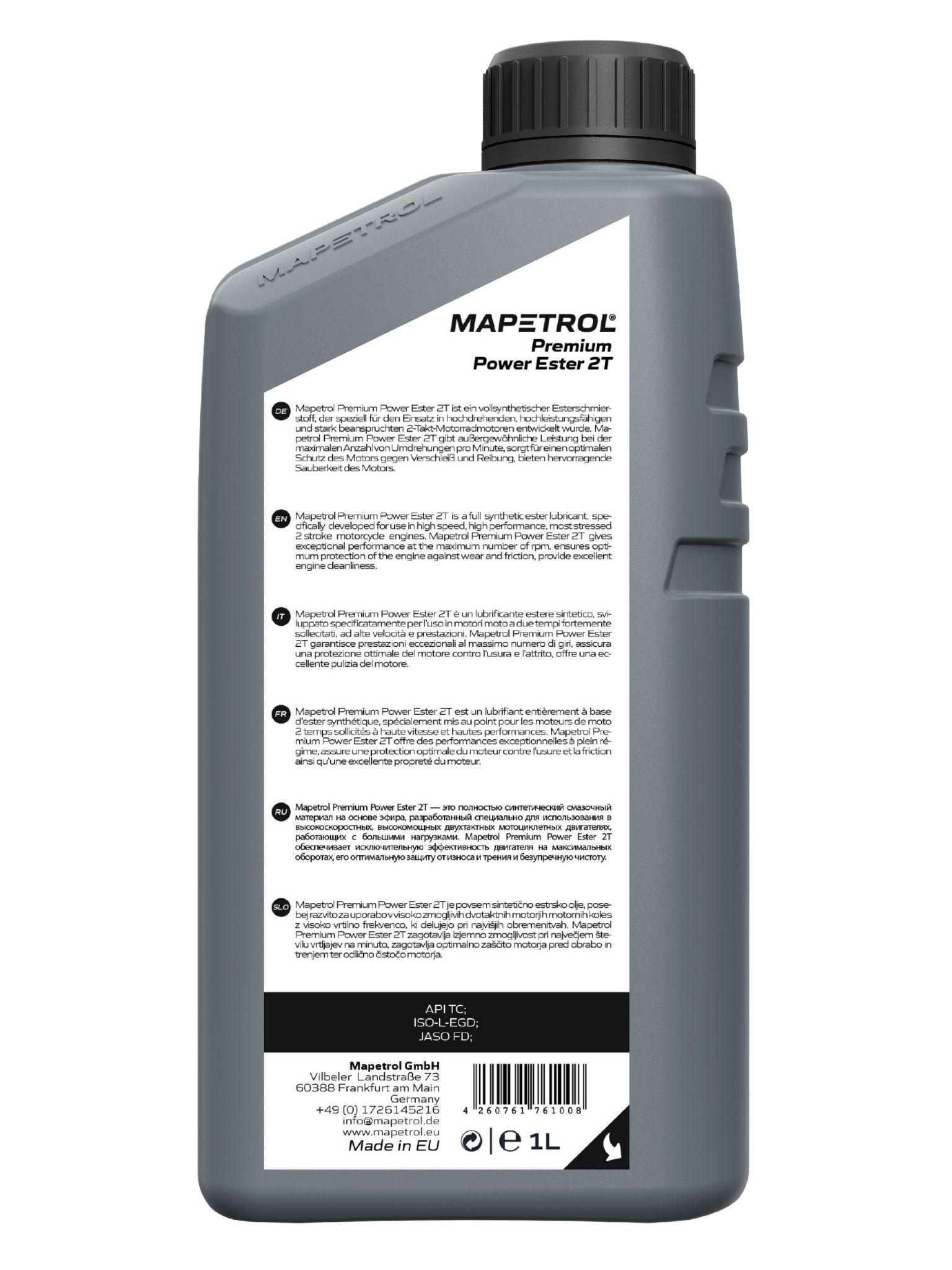 Mapetrol Premium Power Ester 2T 1 Liter