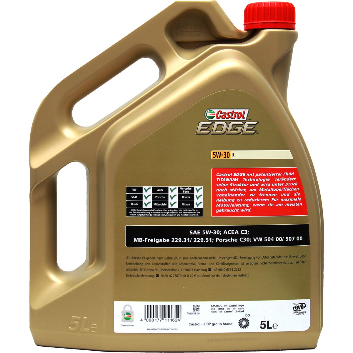 Castrol Edge Fluid Titanium 5W-30 LL 5 Liter