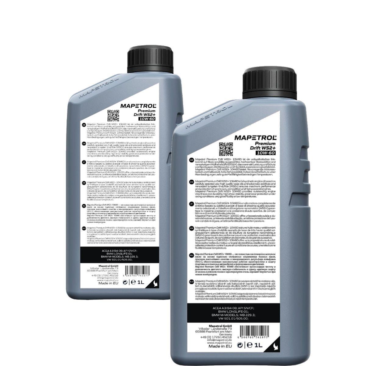 Mapetrol Premium Drift WS2+ 10W-60 2x1 Liter