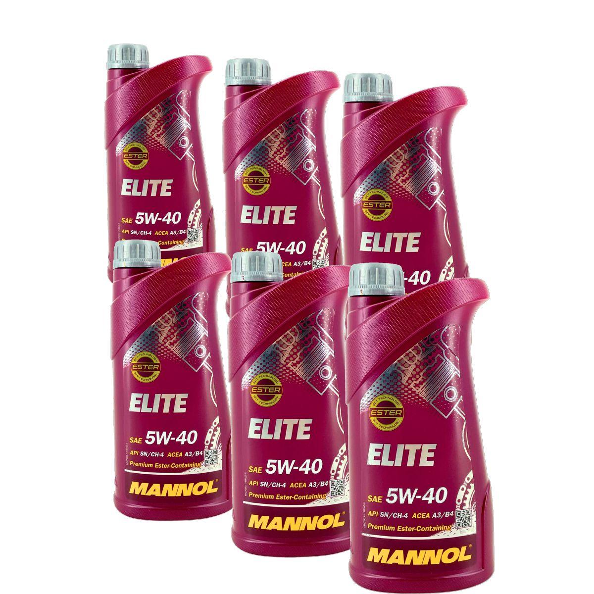 Mannol Elite 5W-40 6x1 Liter
