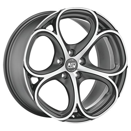 MSW (OZ) MSW 82 matt gun metal full polished 8.0Jx18 5x108 ET50