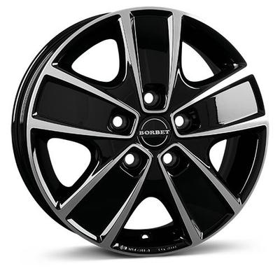 BORBET DESIGN CWG schwarz poliert 6.0Jx16 5x118 ET68