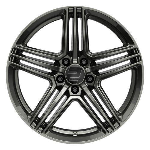 WHEELWORLD-2DRV WH12 dark gunmetal full painted 8.0Jx19 5x114 ET48