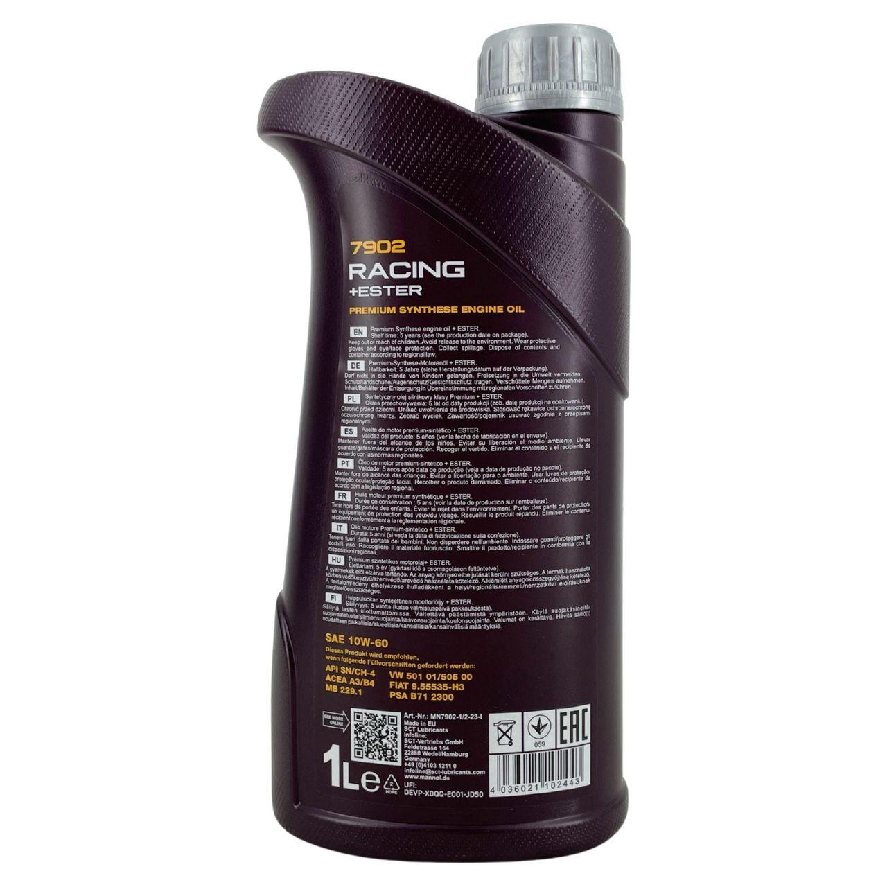 Mannol Racing + Ester 10W-60 1 Liter