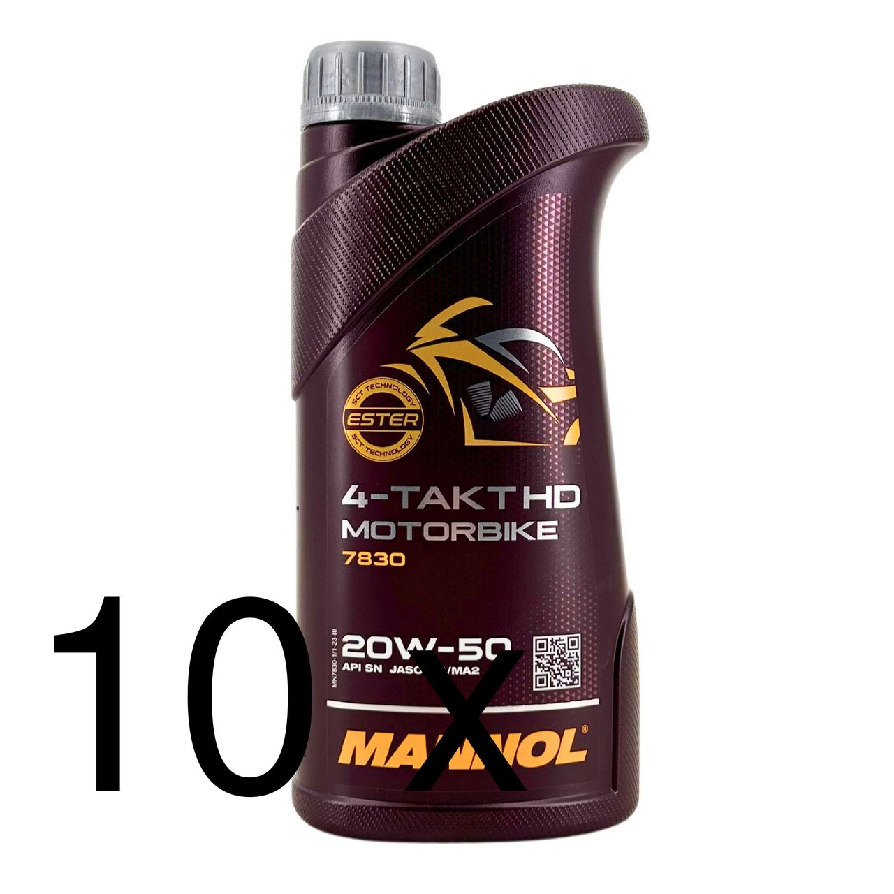 Mannol 4-Takt Motorbike HD 20W-50 10x1 Liter