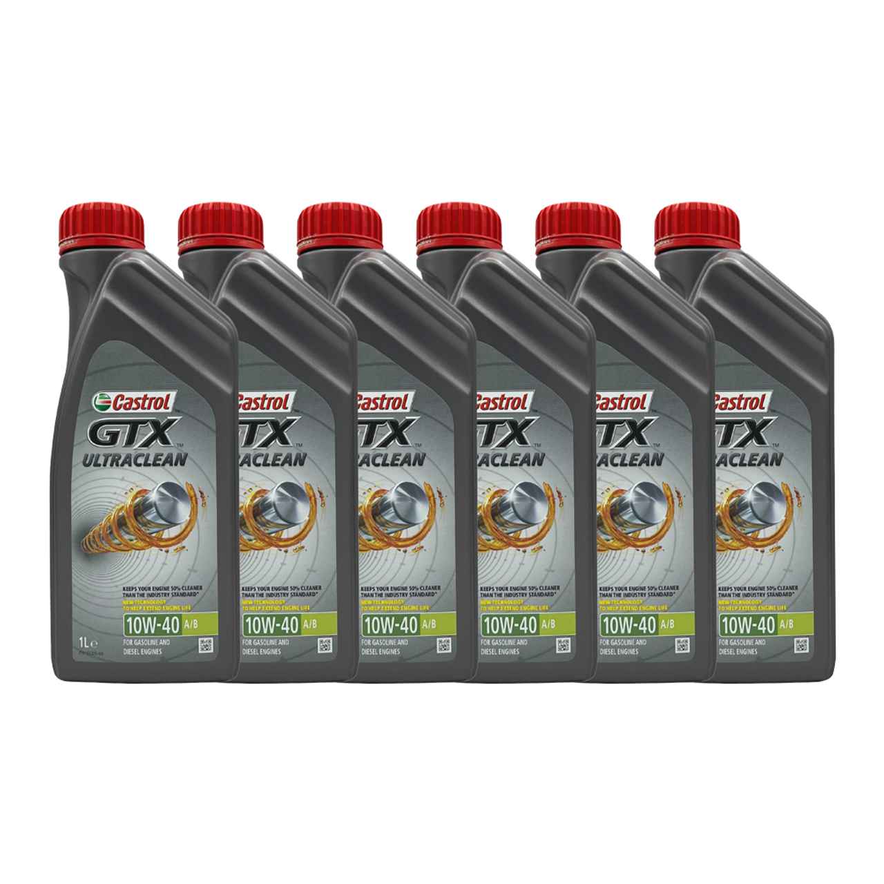 Castrol GTX Ultraclean 10W-40 A/B 6x1 Liter