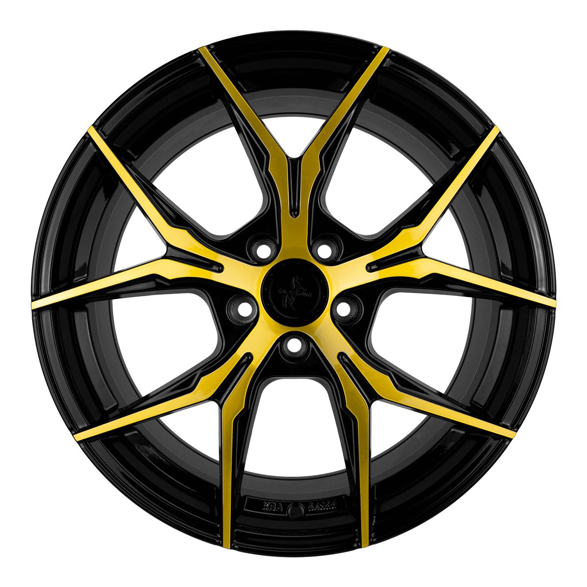 KESKIN KT19N black front gold 8.5Jx19 5x120 ET35