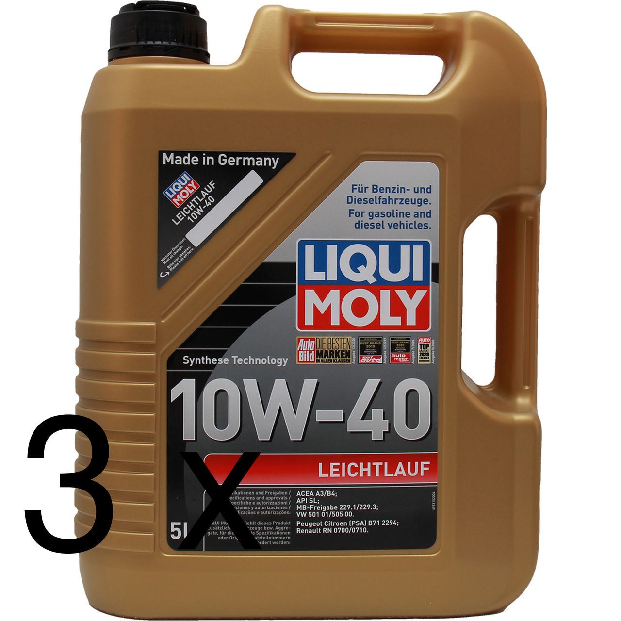 Liqui Moly Leichtlauf 10W-40 3x5 Liter