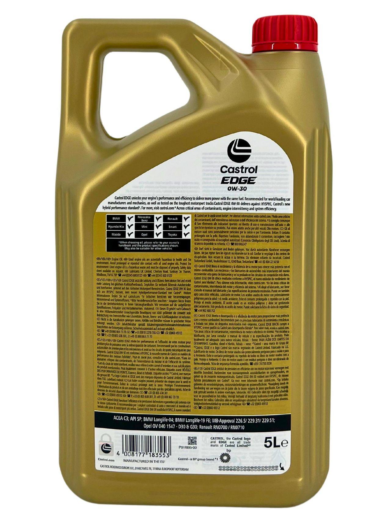 Castrol Edge 0W-30 5 Liter