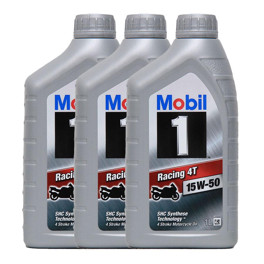 Mobil 1 Racing 4T 15W-50 3x1 Liter
