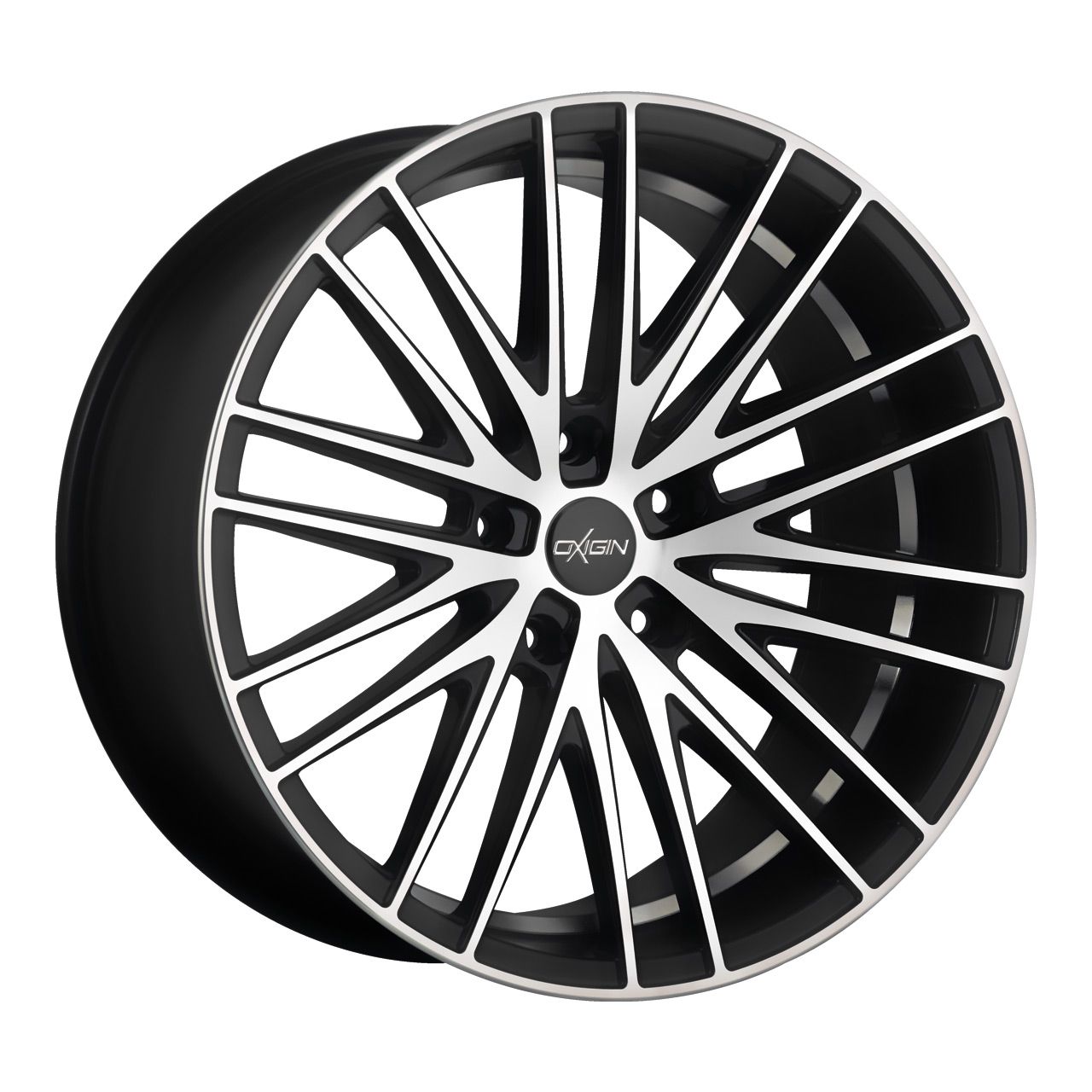 OXIGIN 19 OXSPOKE black full polish 7.5Jx17 5x108 ET45