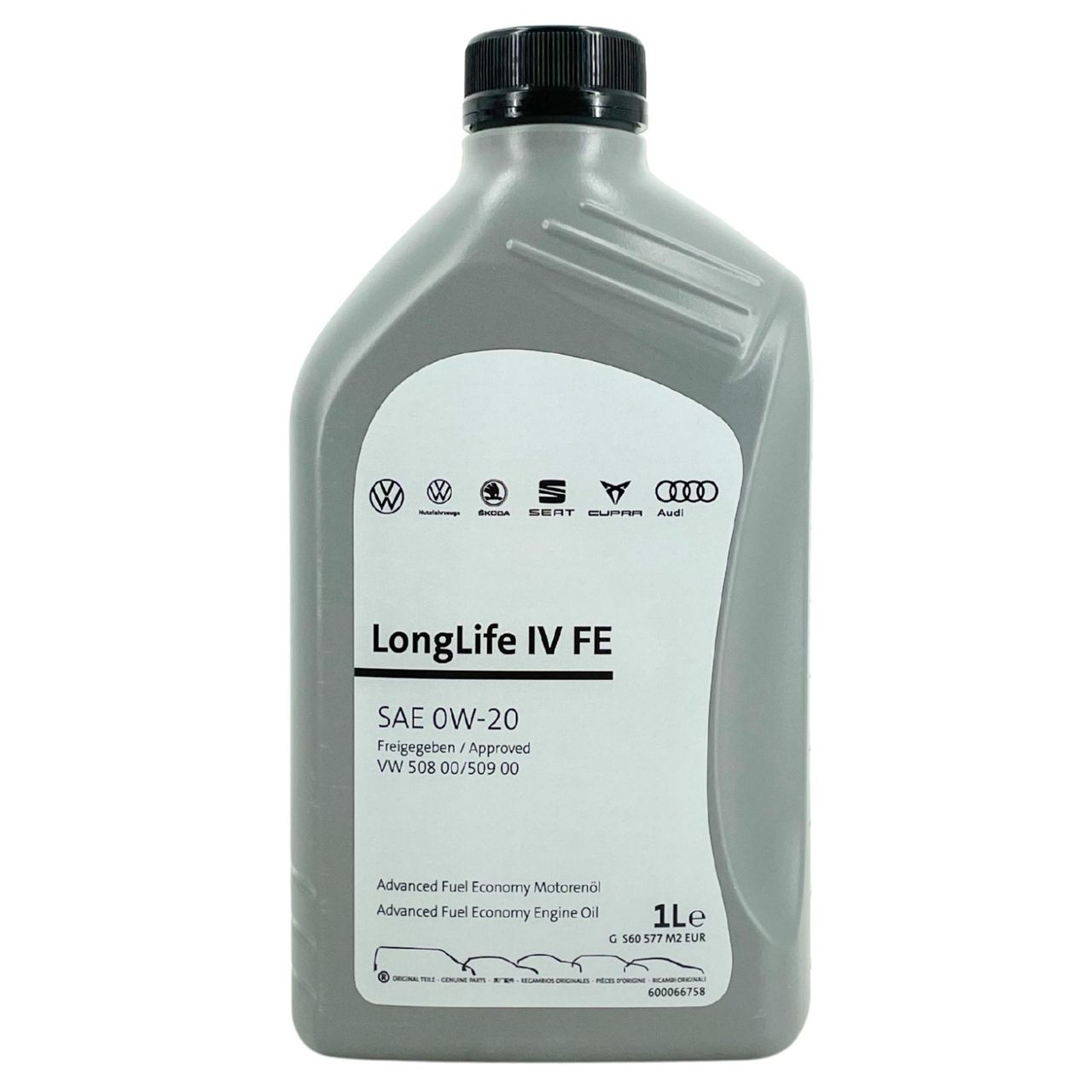 Original VW Audi Seat Skoda LongLife IV FE SAE 0W-20 508.00 / 509.00 1 Liter
