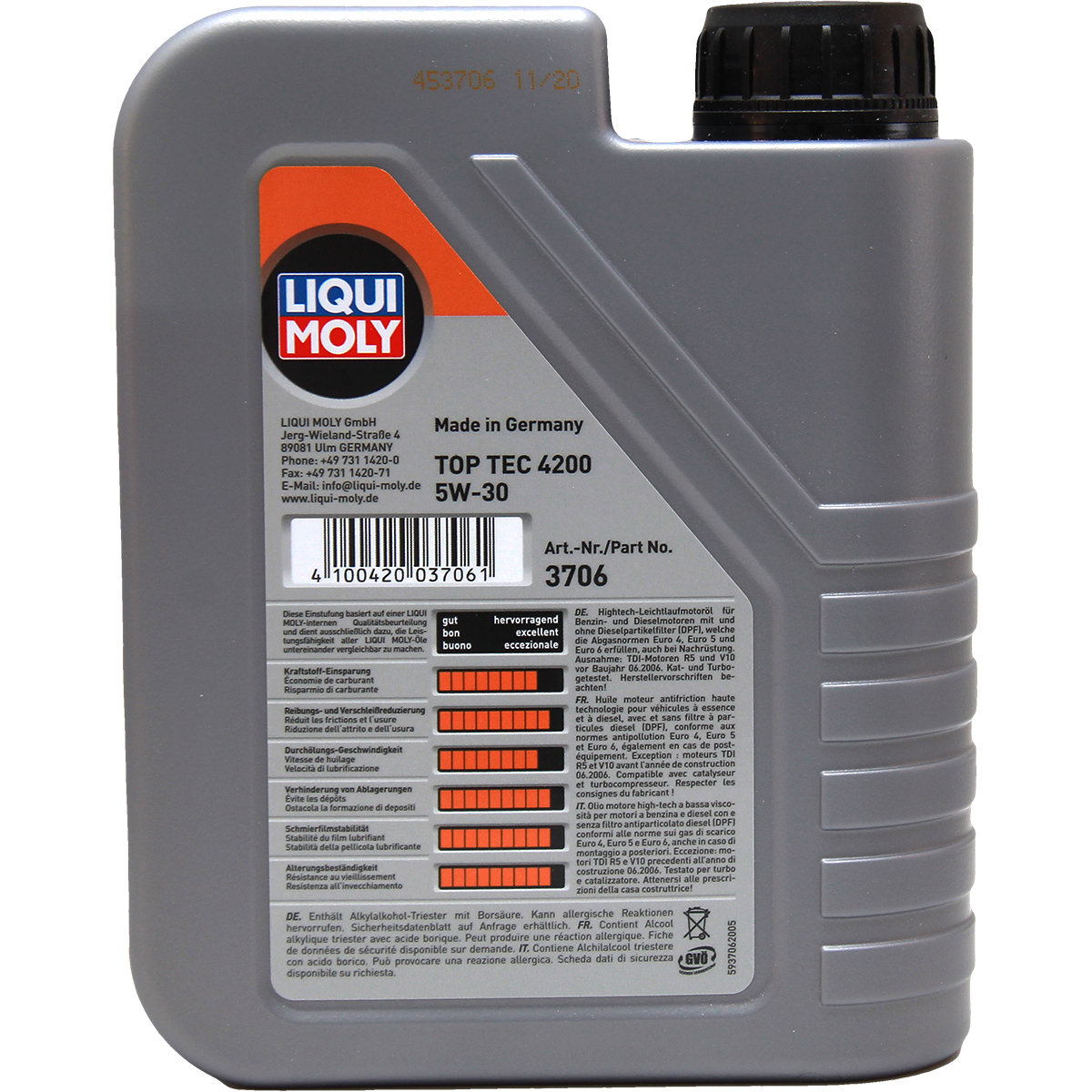 Liqui Moly Top Tec 4200 5W-30 6x1 Liter
