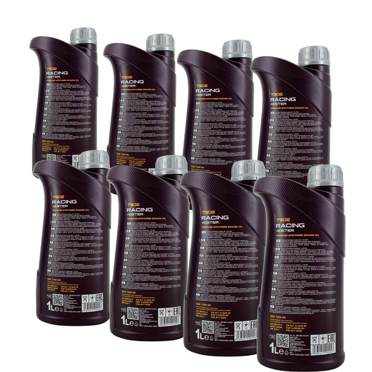 Mannol Racing + Ester 10W-60 8x1 Liter