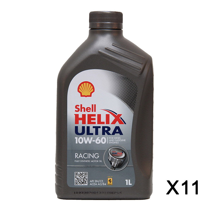 Shell Helix Ultra Racing 10W-60 11x1 Liter