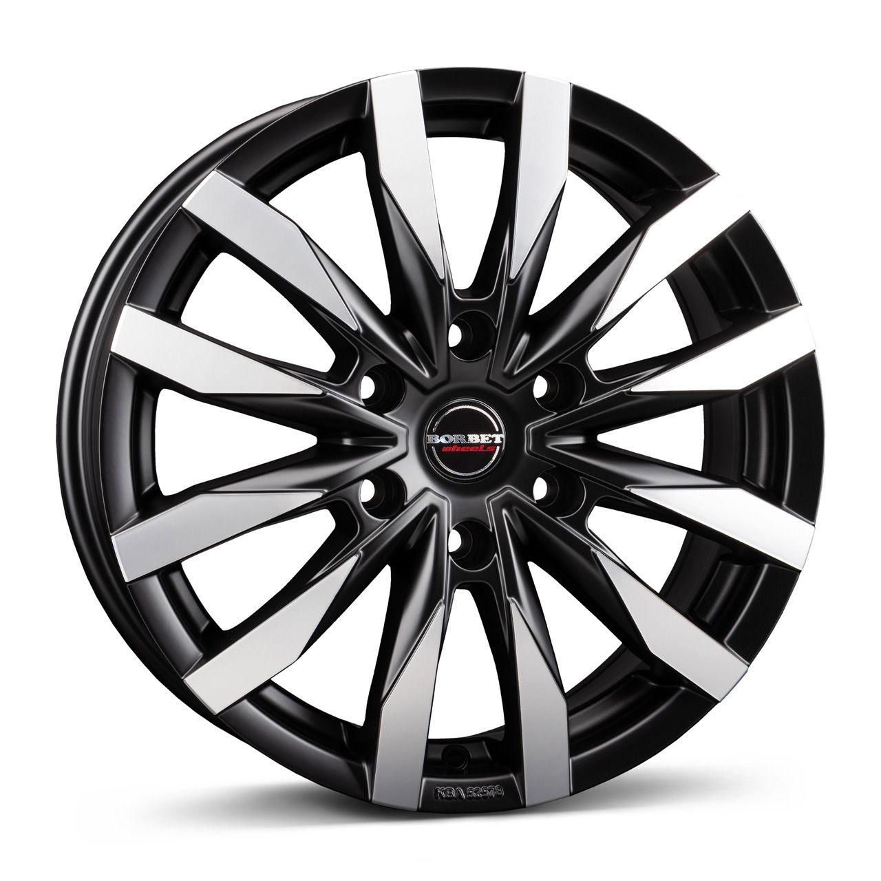 BORBET DESIGN CW5 schwarzmatt poliert 7.5Jx18 5x120 ET43