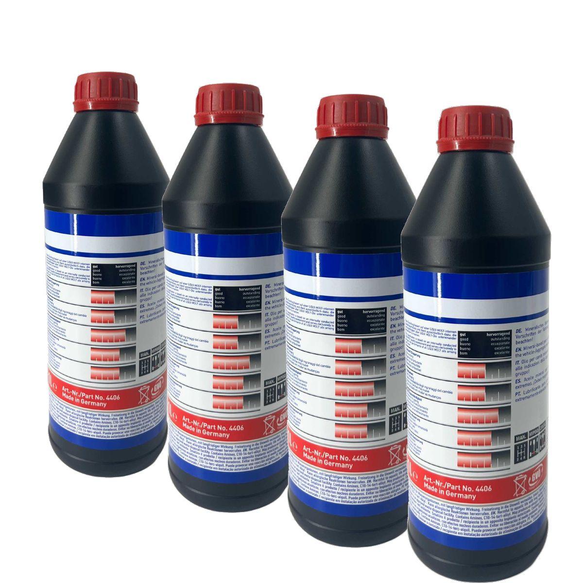 Liqui Moly Hypoid-Getriebeöl (GL5) SAE 80W-90 4x1 Liter