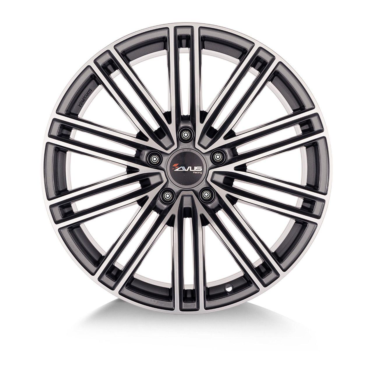 AVUS RACING AC-M08 anthracite polished 11.5Jx22 5x130 ET52