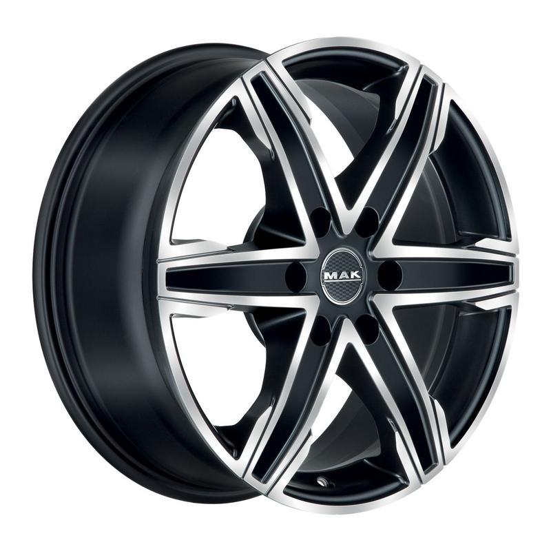 MAK KING 6 ice black 7.5Jx17 6x114.3 ET45