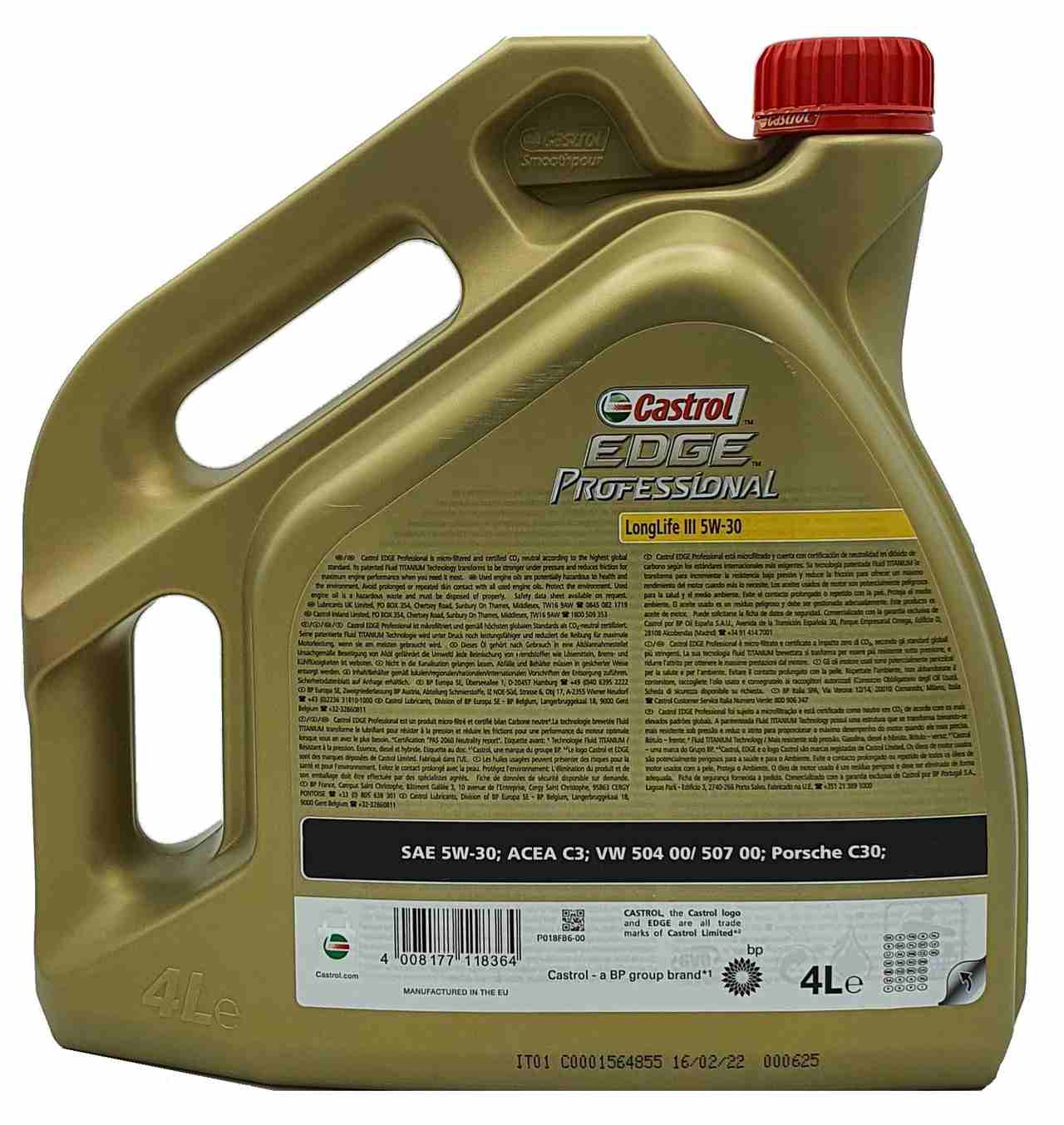 Castrol Edge Professional Longlife 3 5W-30 4 Liter | G29795439