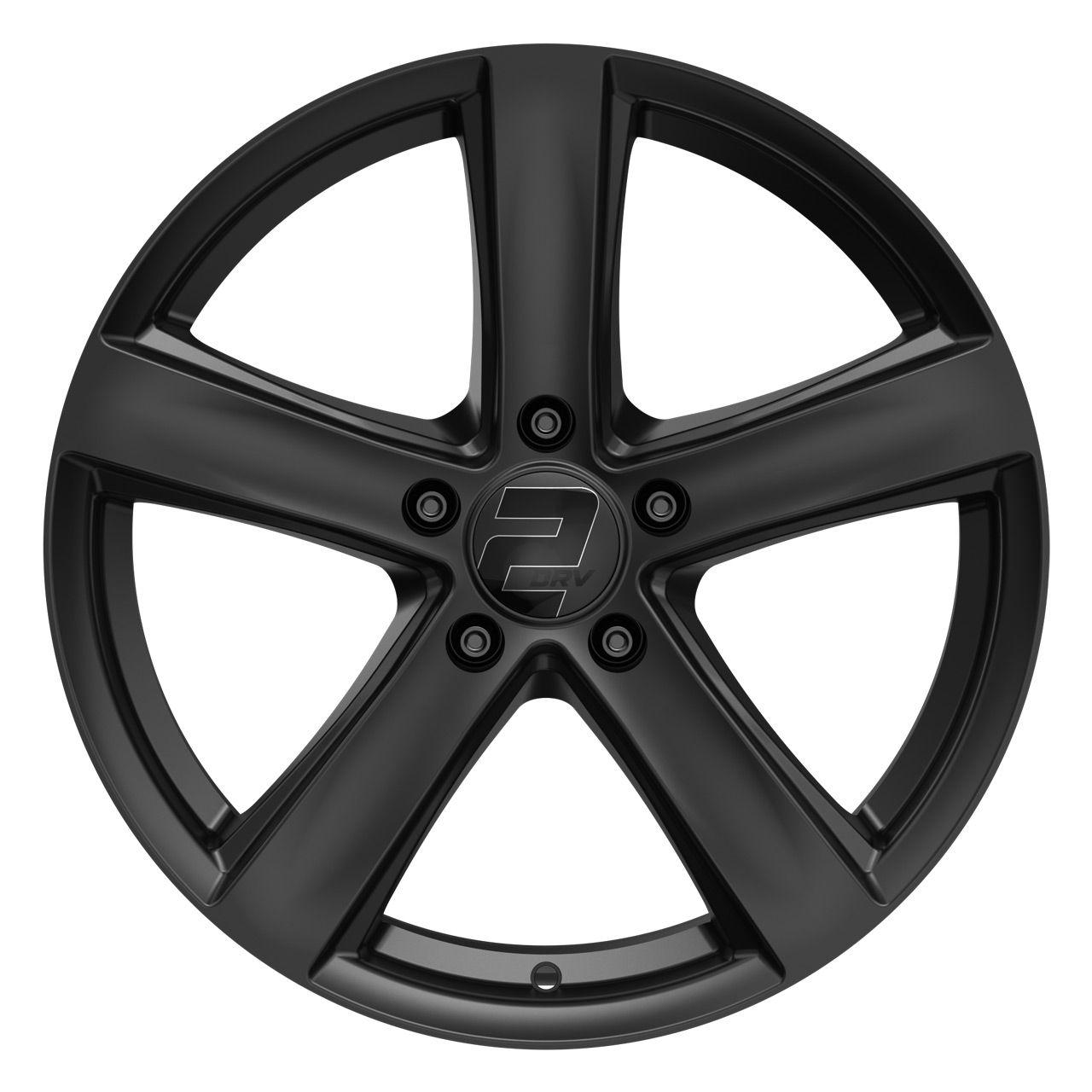 WHEELWORLD-2DRV WH24 schwarz mattlackiert 6.5Jx16 5x108 ET50