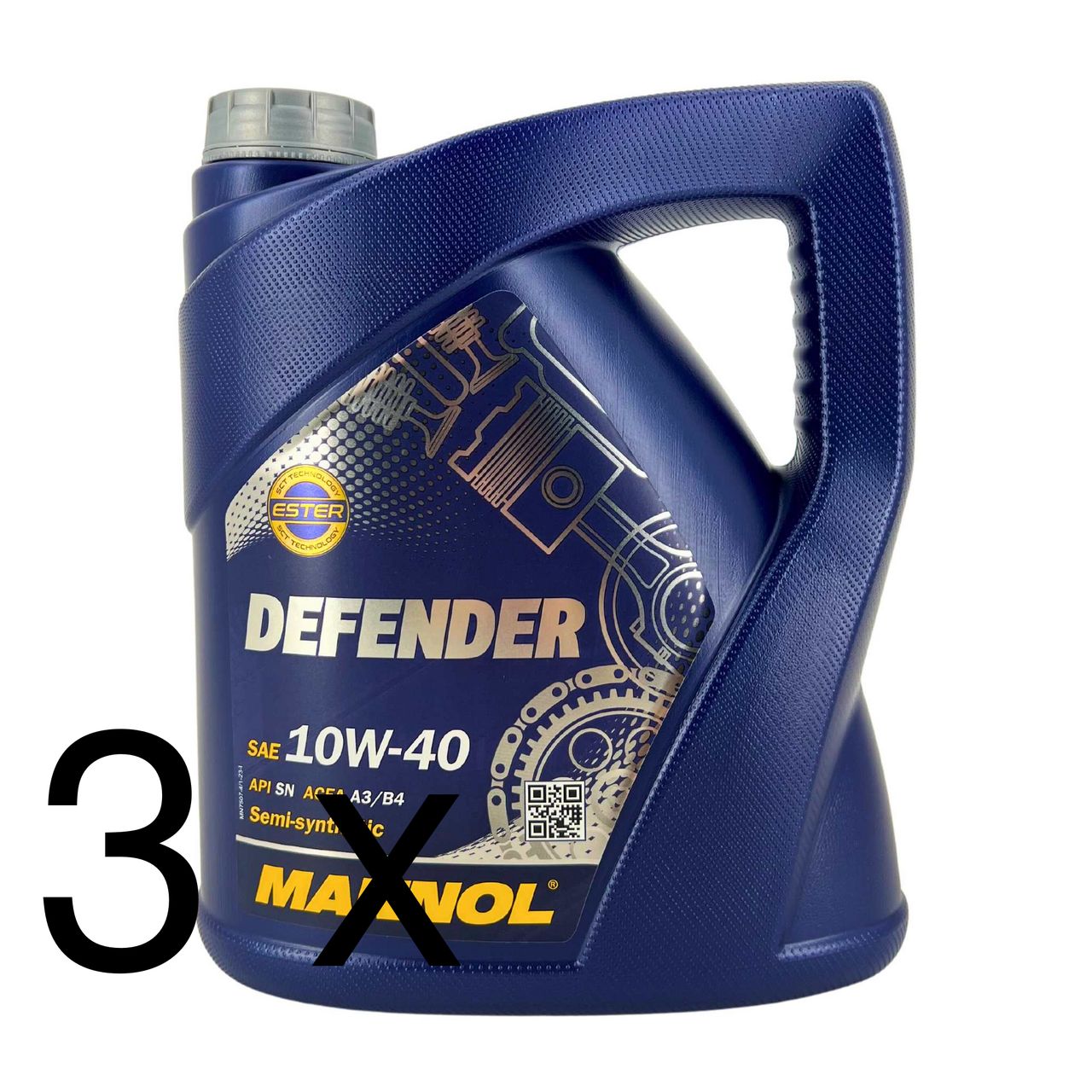 Mannol Defender 10W-40 3x4 Liter