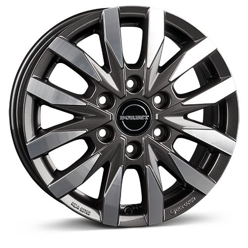 BORBET DESIGN CW6 mistral anthracite glossy polished 6.5Jx17 6x120 ET50 BORBET DESIGN CW6 mistral anthracite glossy polished 6.5Jx17 6x120 ET50