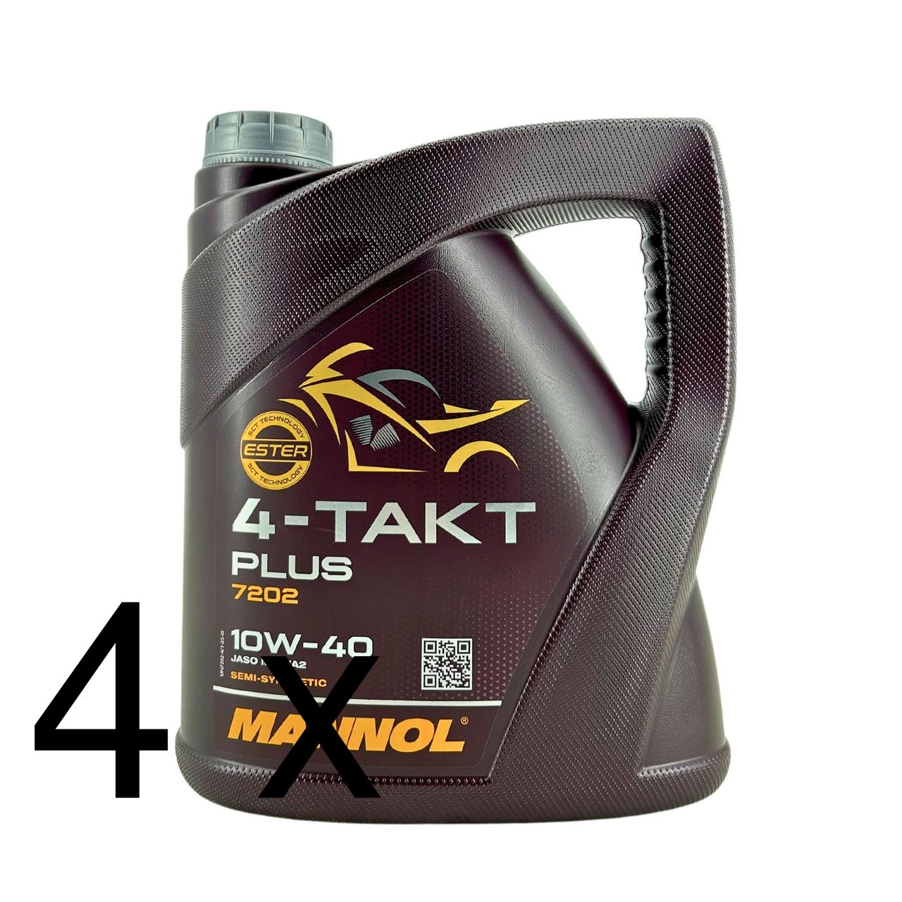 Mannol 4-Takt Plus 10W-40 4x4 Liter