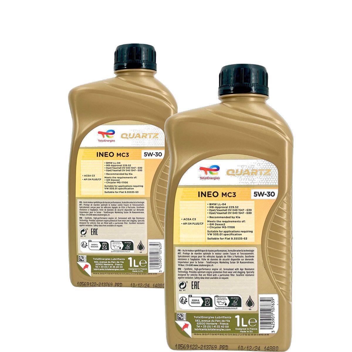 Total Quartz Ineo MC3 5W-30 2x1 Liter