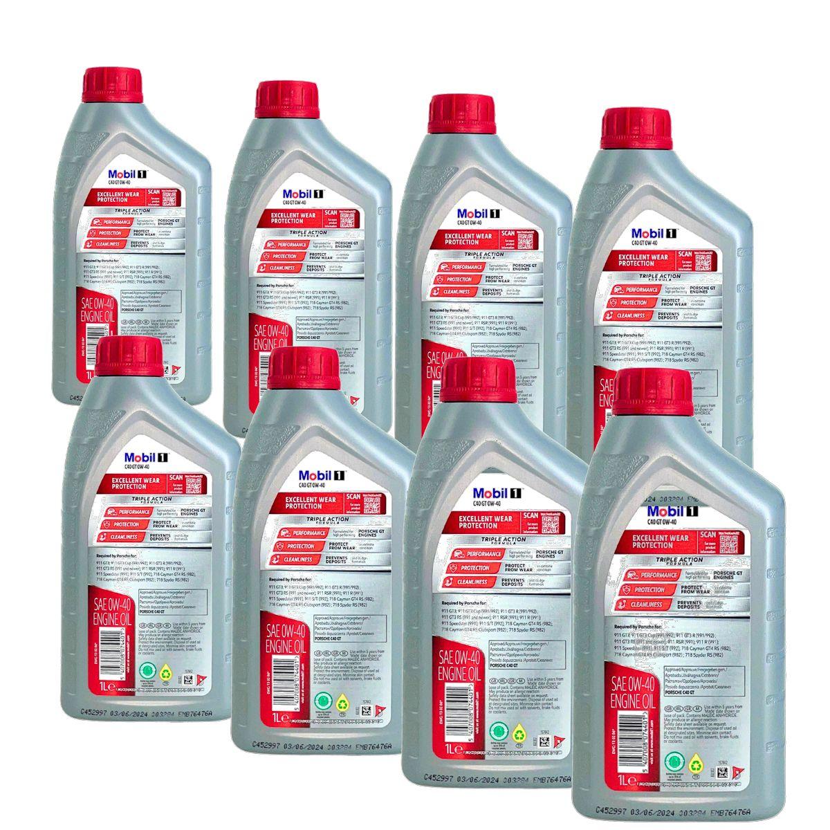 Mobil 1 C40 GT 0W-40 8x1 Liter