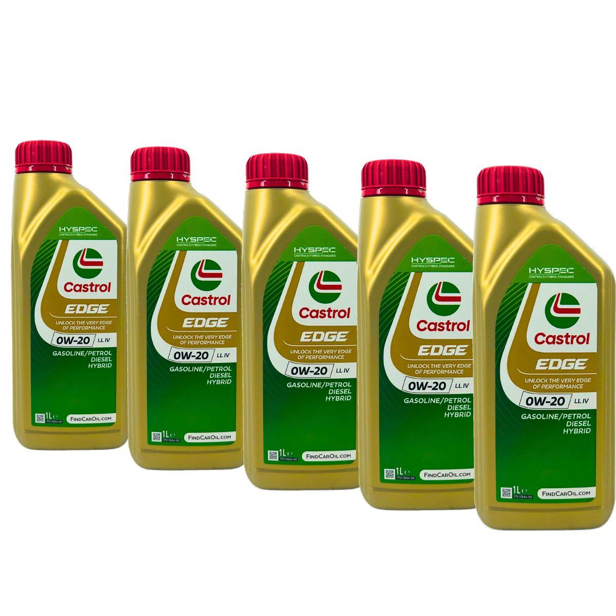 Castrol Edge 0W-20 LL IV 5x1 Liter